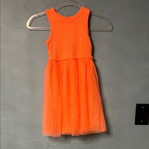 Wonder Nation Bright Orange Kids Dress